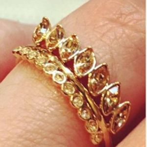 Brier sparkle Ring, Size 9 - Boho 70's Vibe